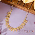 Premium Quality Gold-Plated plain Necklace Set – Evlath Jewels