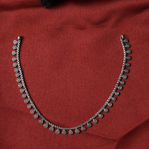 Oxidized Black Metal Necklace - Evlath Jewels