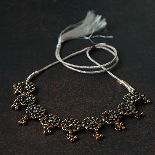 Copper-Colored Necklace Set - Evlath Jewels