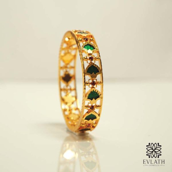 Premium Quality Palakka Bangles - Evlath Jewels