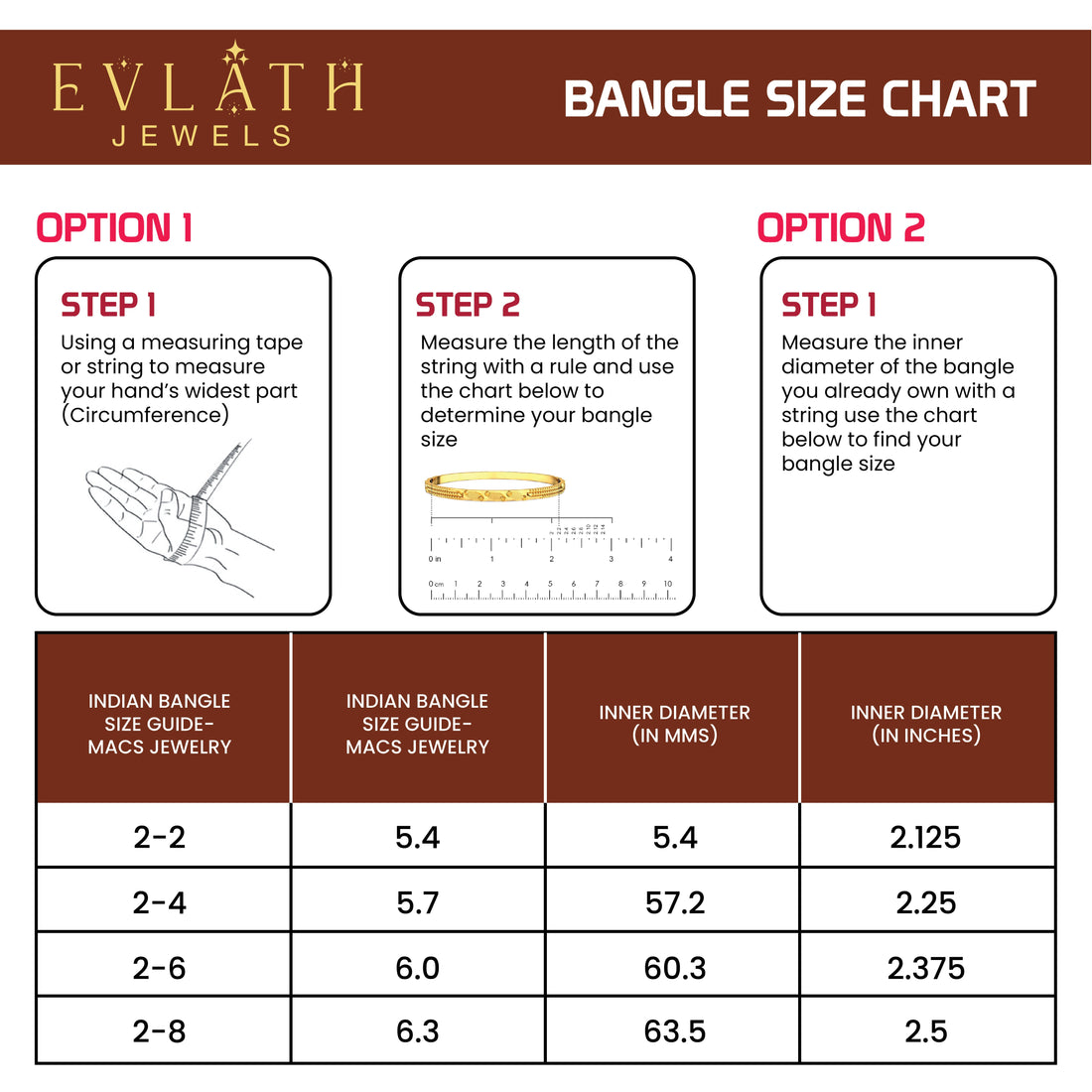 Premium-quality gold-plated square-shaped ruby stone bangles – Evlath Jewels